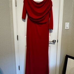 Elegant Red Evening Gown